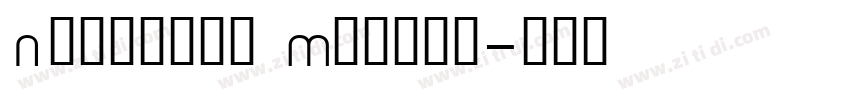 Nabulist Medium字体转换